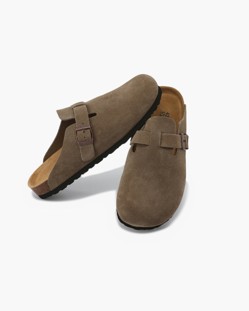 Old Money Suede Clogs
