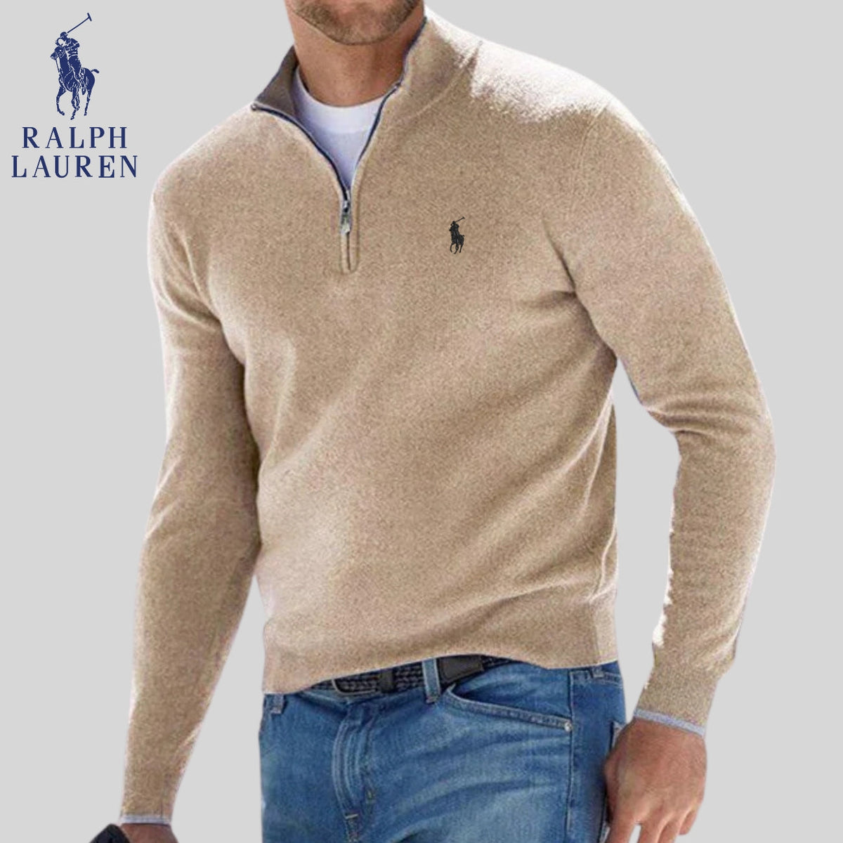 R&L | Half-zip jumper + Gift